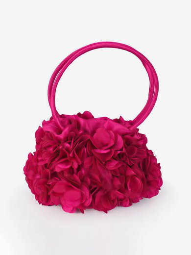 Black Silk Wedding Flower Handbags #Milly03160084