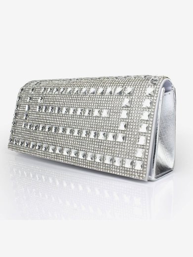 Black PU Wedding Crystal/ Rhinestone Handbags #Milly03160089