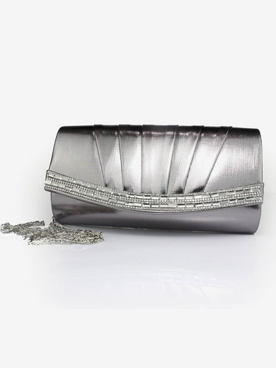 Black PU Wedding Crystal/ Rhinestone Handbags #Milly03160094