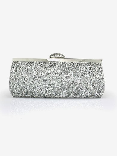 Black Silk Wedding Crystal/ Rhinestone Handbags #Milly03160103