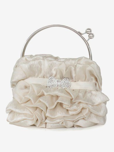 Black Silk Wedding Crystal/ Rhinestone Handbags #Milly03160110