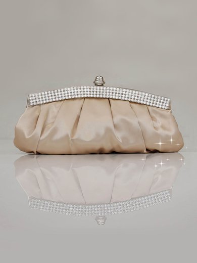 Red Silk Wedding Crystal/ Rhinestone Handbags #Milly03160124