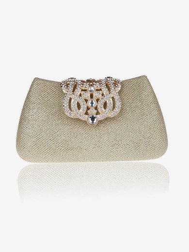 Black Cloth Wedding Crystal/ Rhinestone Handbags #Milly03160187