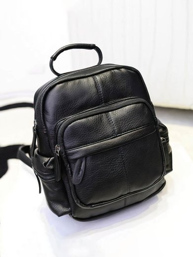 Black PU Casual & Shopping Handbags #Milly03160135