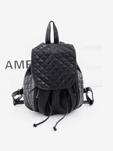 Black PU Casual & Shopping Handbags #Milly03160142