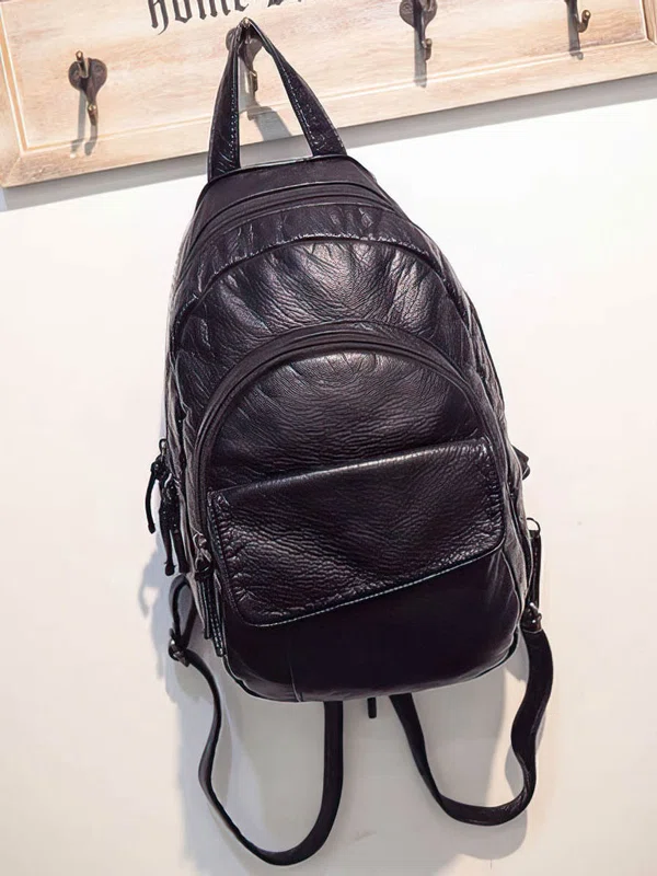 Black PU Casual & Shopping Handbags #Milly03160147