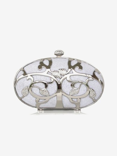 Silver Metal Wedding Metal Handbags #Milly03160200