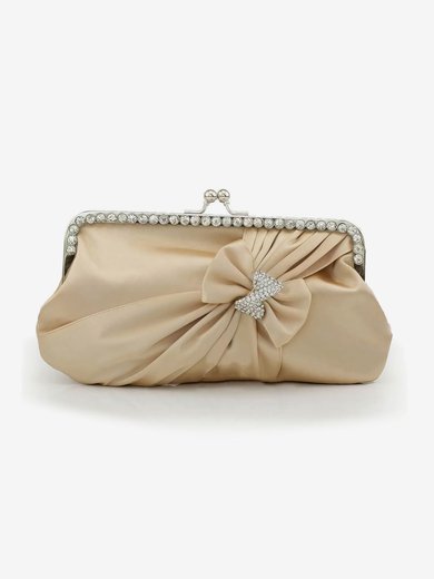 Black Silk Wedding Crystal/ Rhinestone Handbags #Milly03160203