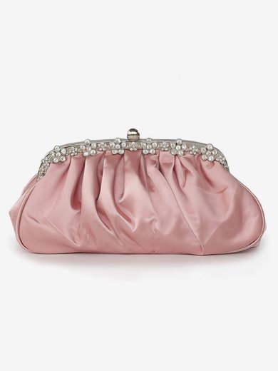Black Silk Wedding Ruffles Handbags #Milly03160204