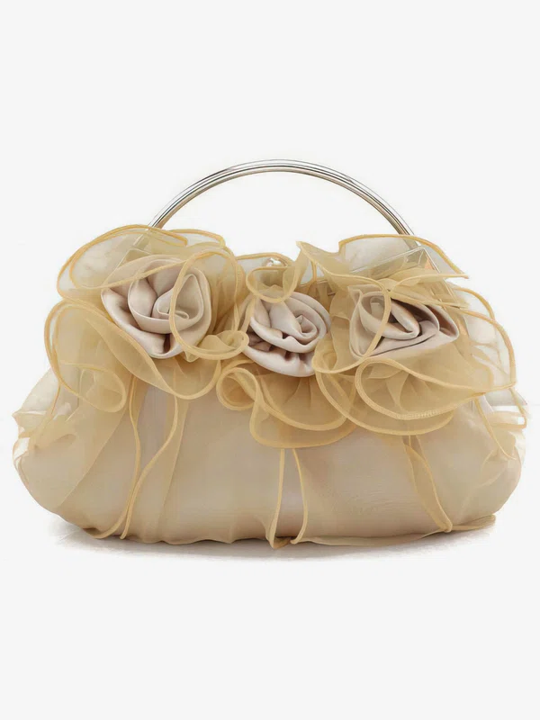 Black Silk Wedding Flower Handbags #Milly03160219