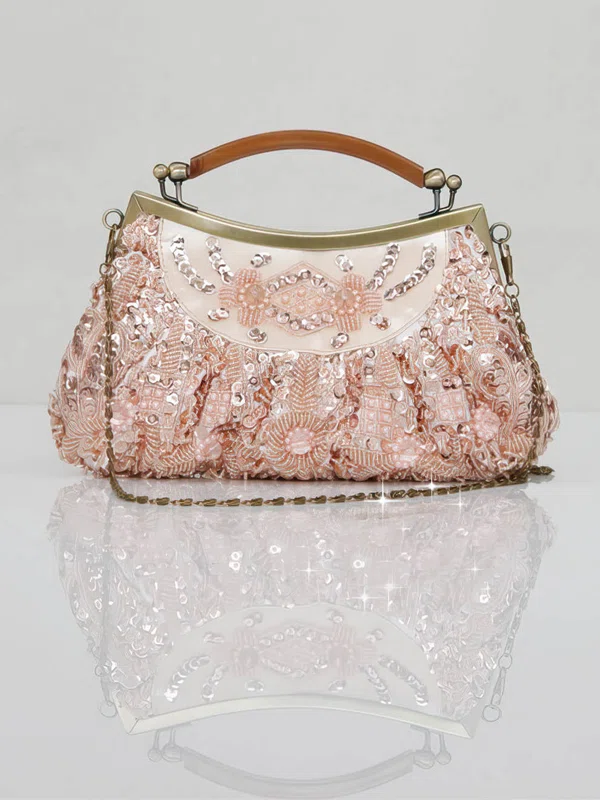 Black Pearl Wedding Sequin Handbags #Milly03160220