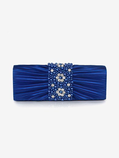 Black Silk Wedding Crystal/ Rhinestone Handbags #Milly03160236