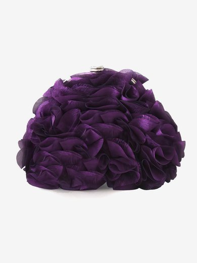 Red Silk Wedding Ruffles Handbags #Milly03160252