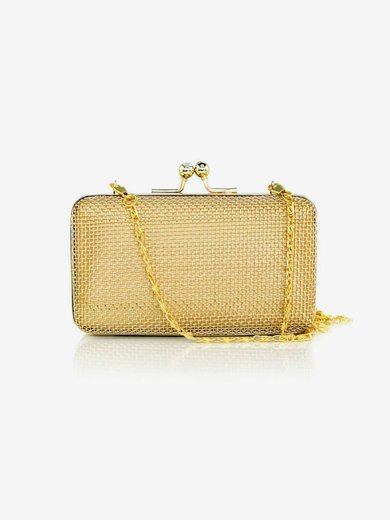 Gold Metal Ceremony & Party Metal Handbags #Milly03160266