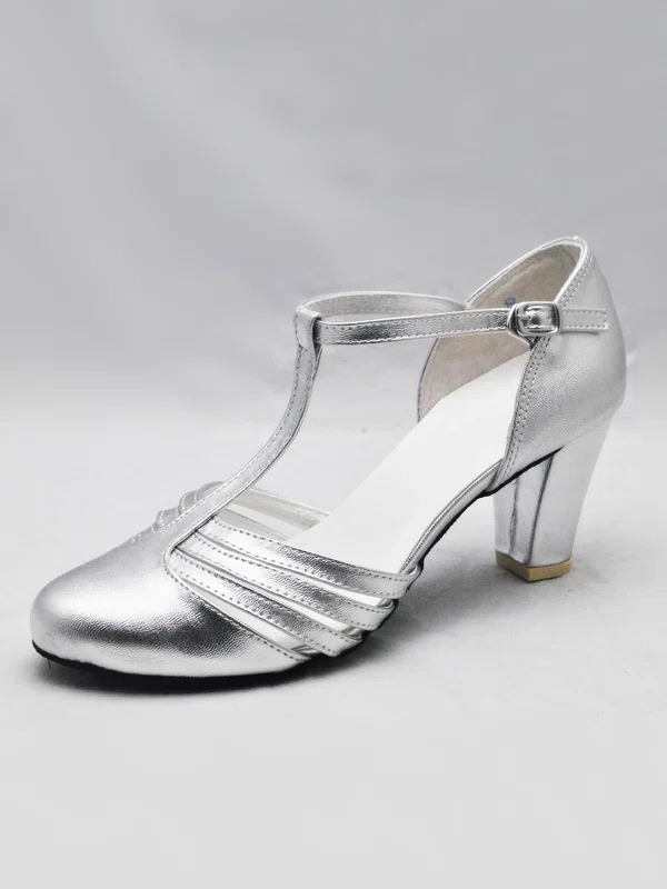 Women's Leatherette with Hollow-out Kitten Heel Pumps Closed Toe Sandals #Milly03030087