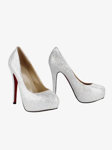 Women's Multi-color Suede Platform/Pumps with Sparkling Glitter #Milly03030216