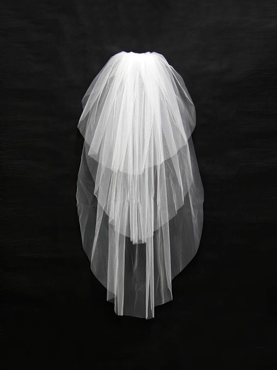 Three-tier White/Ivory Waltz Bridal Veils #Milly03010124