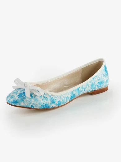 Women's  Cloth Closed Toe with Bowknot #Milly03030370