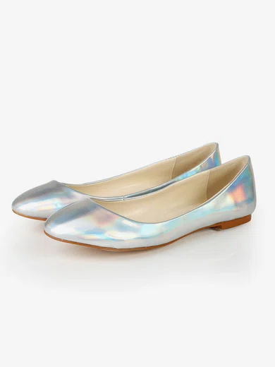 Women's Multi-color Patent Leather Closed Toe #Milly03030371