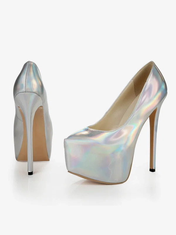 Women's Multi-color Patent Leather Pumps #Milly03030377