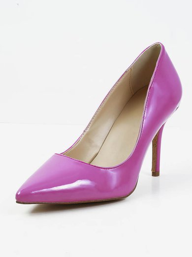 Women's Fuchsia Patent Leather Pumps #Milly03030592