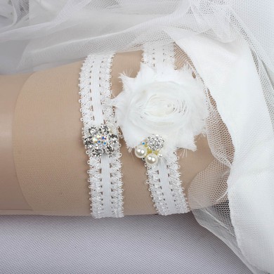 Elastics Garters with Lace/Flower/Pearl/Crystal #Milly03090033
