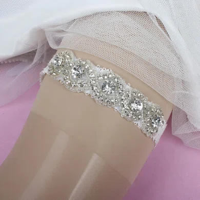 Lace Garters with Crystal #Milly03090034