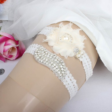 Elastics Garters with Lace/Flower/Pearl/Crystal #Milly03090039