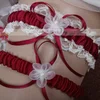 Polyester Garters with Lace/Bowknot/Imitation Pearls/Flower #Milly03090044