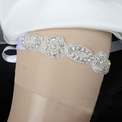Ribbons Garters with Beading/Crystal #Milly03090050