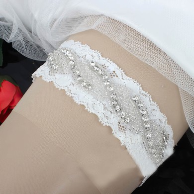 Lace Garters with Beading/Crystal #Milly03090052