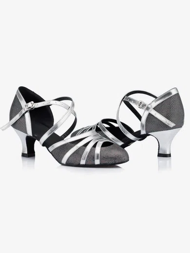 Women's White Sparkling Glitter Kitten Heel Pumps #Milly03030654