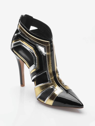 Women's Multi-color Patent Leather Stiletto Heel Pumps #Milly03030685