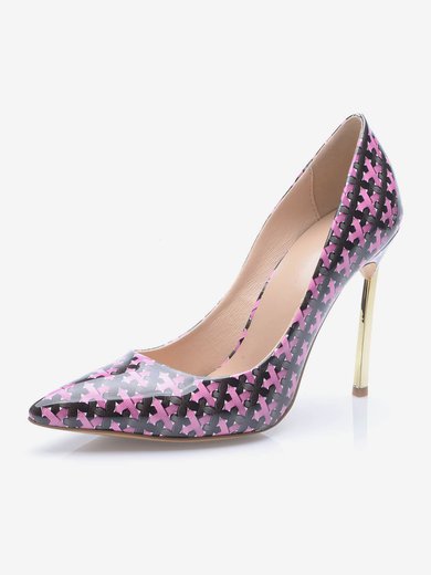 Women's Multi-color Leatherette Stiletto Heel Pumps #Milly03030691